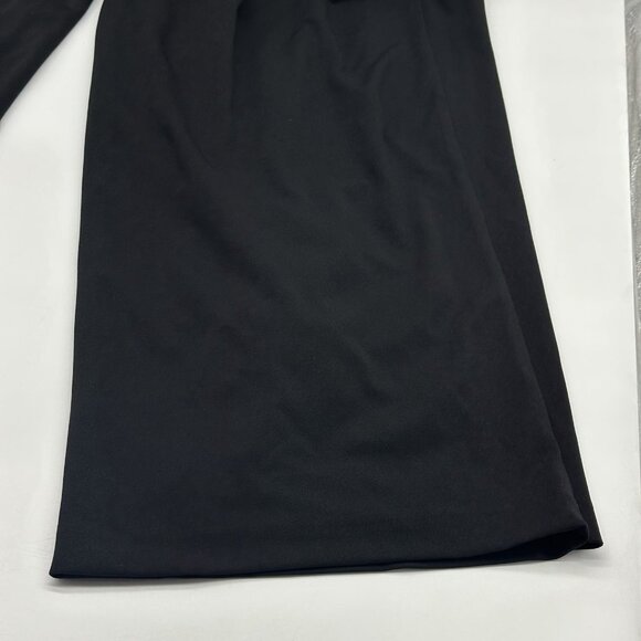 Adrianna Papell Plus Size 16W Black Flutter One Shoulder Wide Leg Jumpsuit NWT - Picture 12 of 16